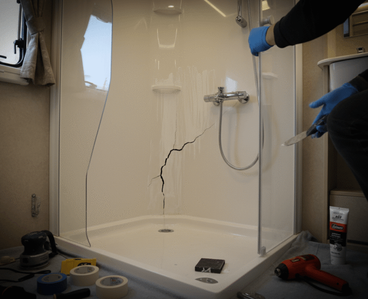 RV Shower Repair
